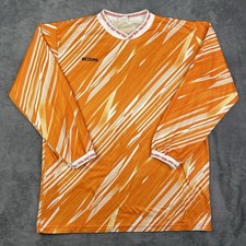 Vintage Score Soccer Jersey Mens 2XL Orange Goalkeeper Goalie Blank USA Made 90s