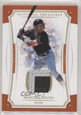 2017 Panini National Treasures Holo Gold 6/10 Marcell Ozuna #118 0c6