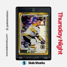 2018 O-PEE-CHEE PLATINUM #141 BOBBY ORR SEISMIC GOLD /50