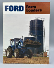 Brochure publicitaire vintage FORD FARM LOADER tracteur années 80