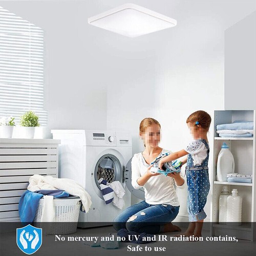 LED Ceiling Light Panel Down Light Bathroom Kitchen Living Room Wall Lamp 12-72W - Picture 6 of 17