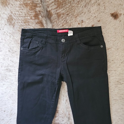 Unionbay Uniform Stretch Bootcut Pants Black Junior Size 13 (Women's Size 12) - Picture 5 of 15
