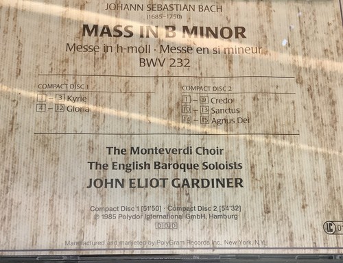Bach:Mass In B MinorGardiner/English Baroque Soloists Bach/Mass In B Minor.L New - Imagen 3 de 6
