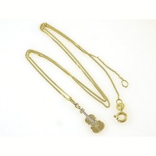 Rockys Violinen Goldkette mit Anhänger  333 ...