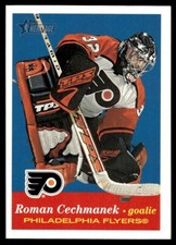 2001 Topps Heritage #59 Roman Cechmanek - Philadelphia Flyers