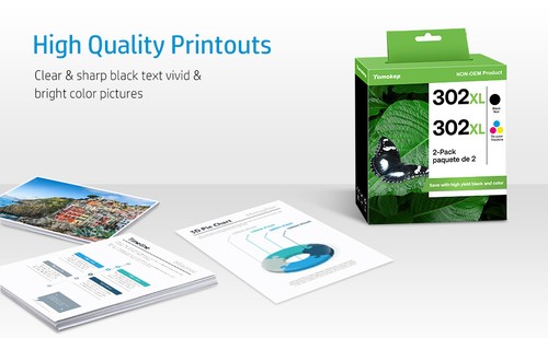 Für HP 302 302XL Multipack Druckerpatronen Deskjet 1110 1112 2130 3639 Envy 4527 - Bild 4 von 5