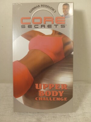 GUNNAR PETERSON'S CORE SECRETS Upper Body Challenge NEW SEALED VHS