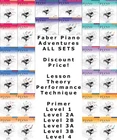 Faber Piano Adventures ALL SETS Lesson/Theory/Perf/Tech Primer Thru 4 - 28 Books