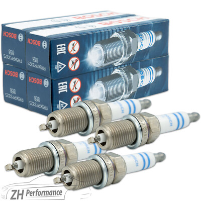 4x BOSCH FR5KPP332S Zündkerze 0 242 245 576 Audi A1 A3 A4 Seat Leon VW Golf Eos