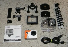 ExploreOne - 1080P HD Action Camera w/ Wi-Fi - Accessories & 8GB Memory