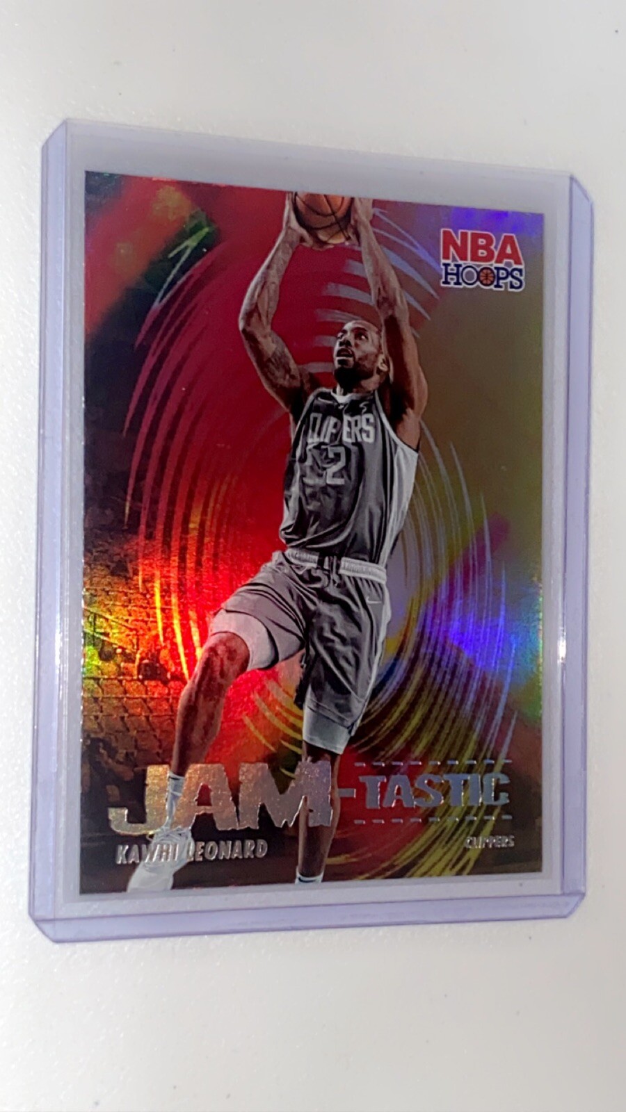 202122 Panini NBA Hoops Kawhi Leonard JAMtastic HOLO Insert 8