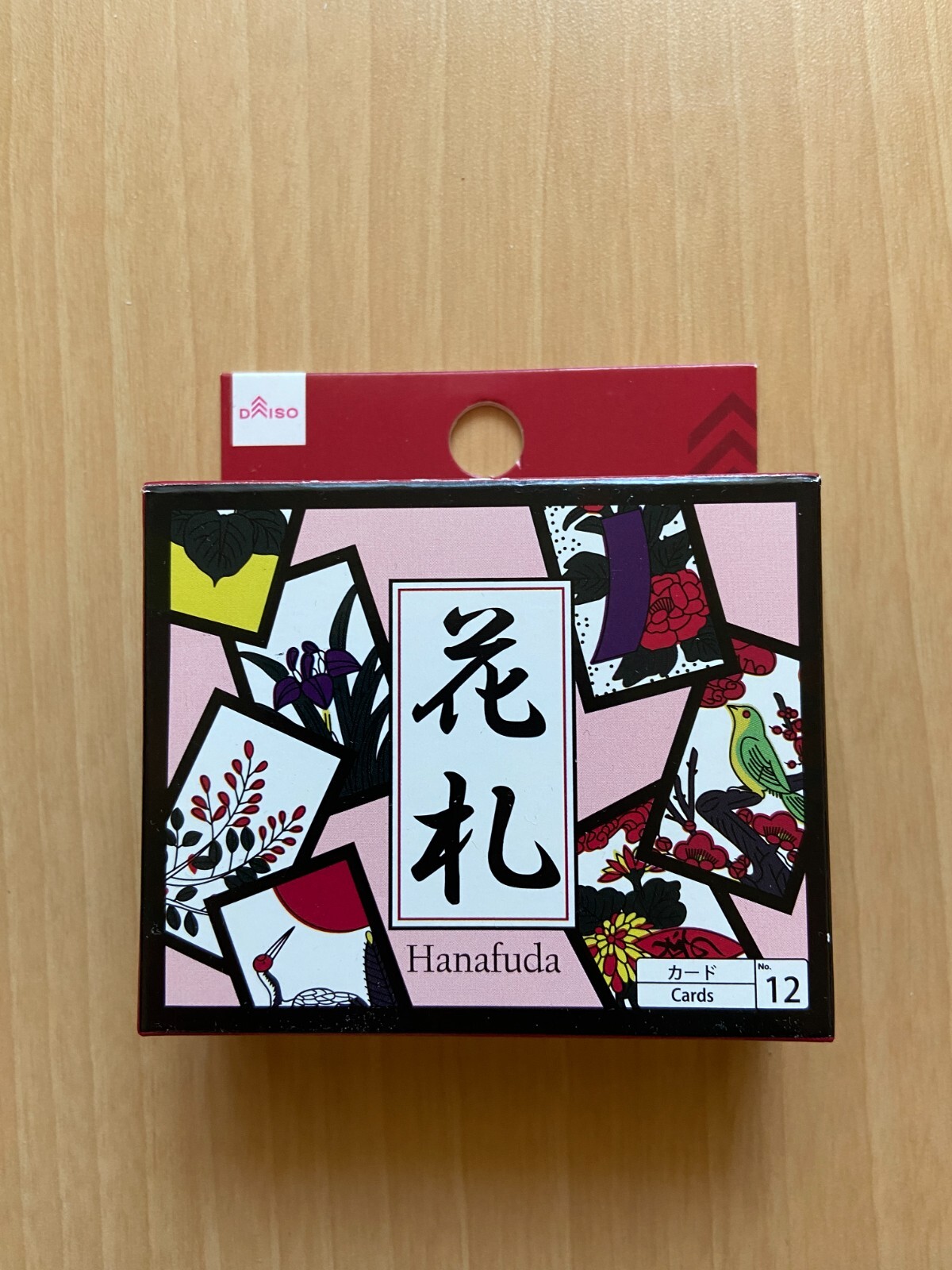 Hanafuda Japanese flower card game Daiso Japan with 2 spare sheets NEW