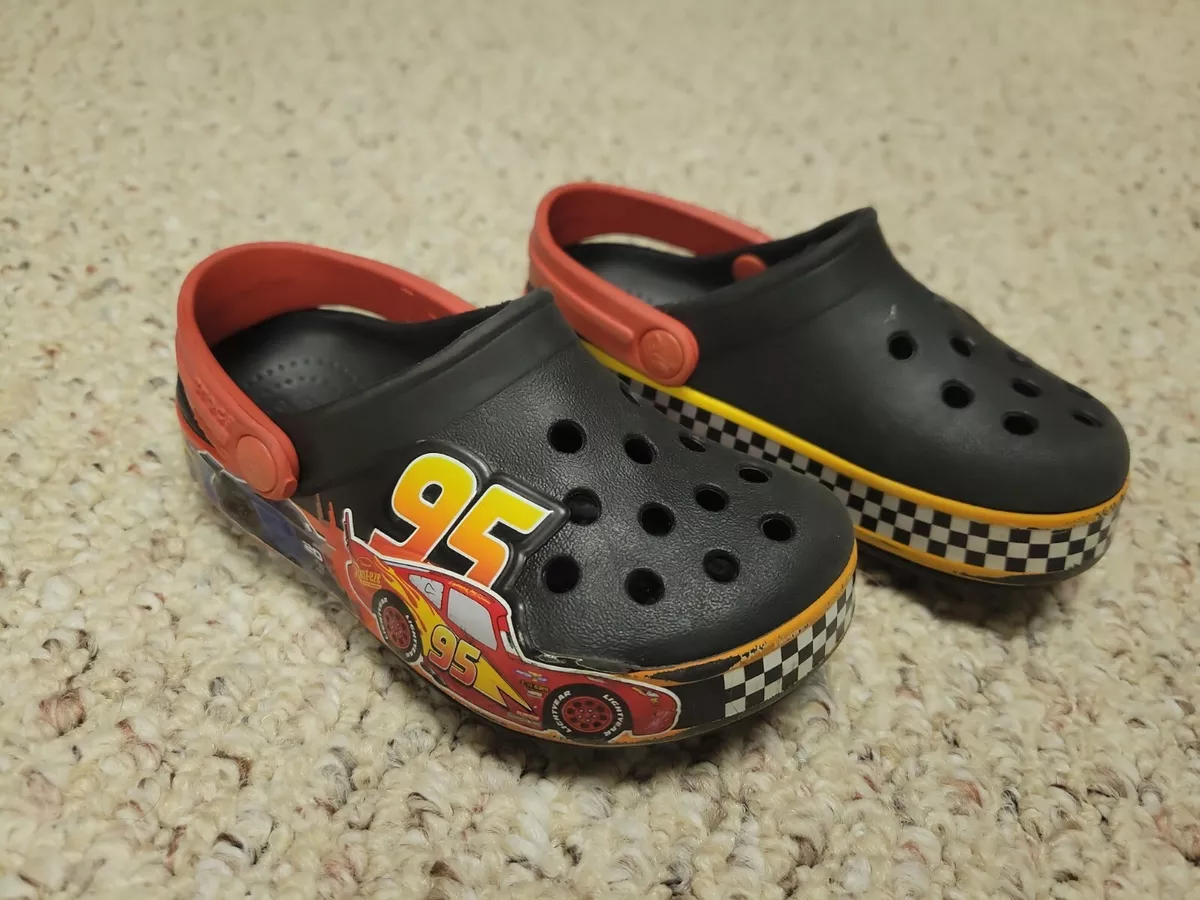 Lightning McQueen Cars Pixar Cartoon Slip On Shoes For Men And Women