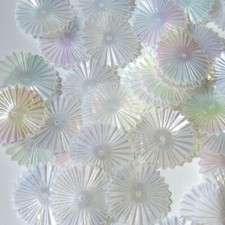 Sequins Crystal Iris 17mm Sunburst/Starburst Paillettes 100 pieces Loose