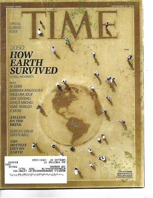 SEPTEMBER 23 2019 TIME MAGAZINE 2050 HOW EARTH SURVIVED CLIMATE ISSUE AMAZON