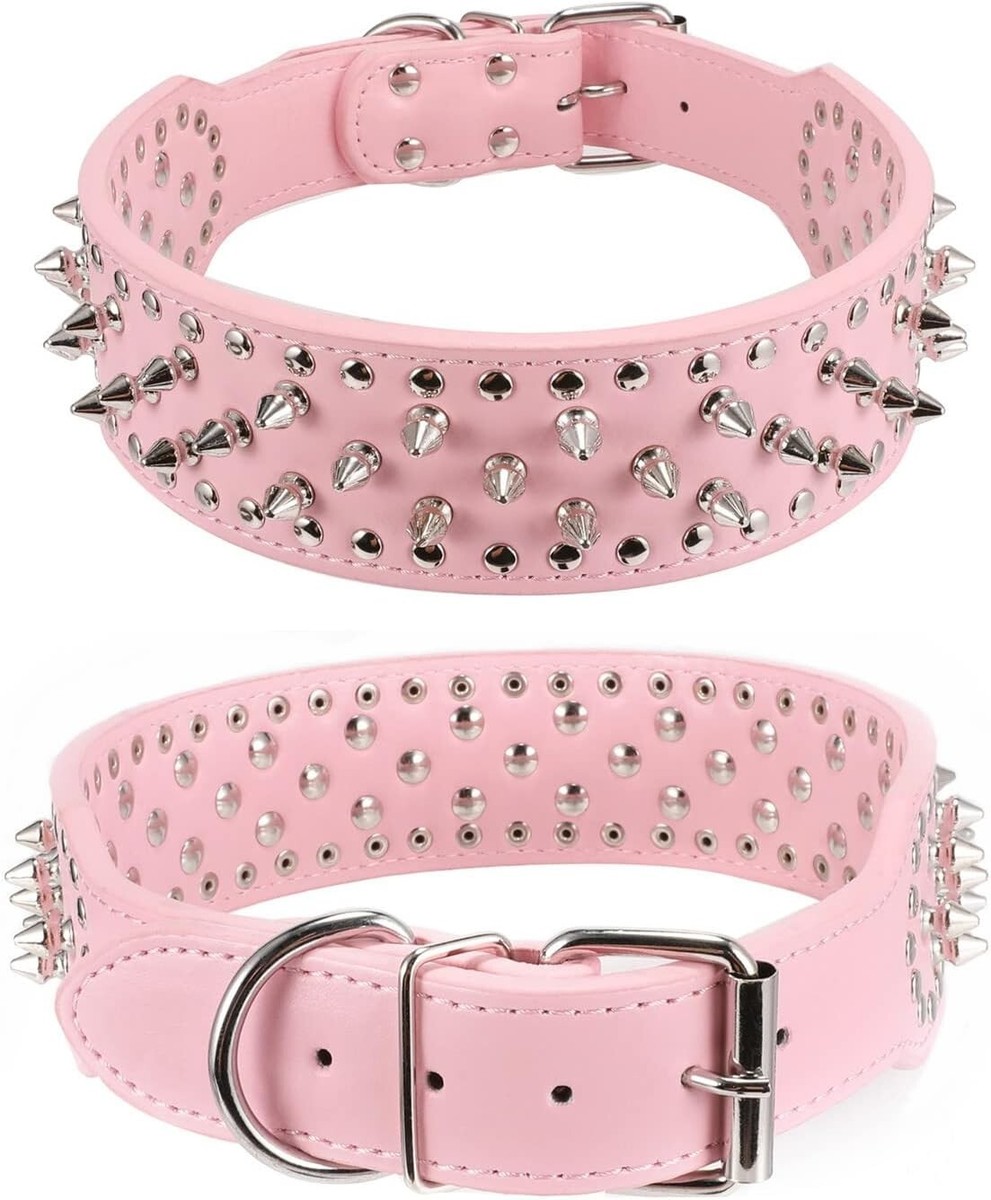 ADJUSTABLE LEATHER SPIKE STUDDED 2