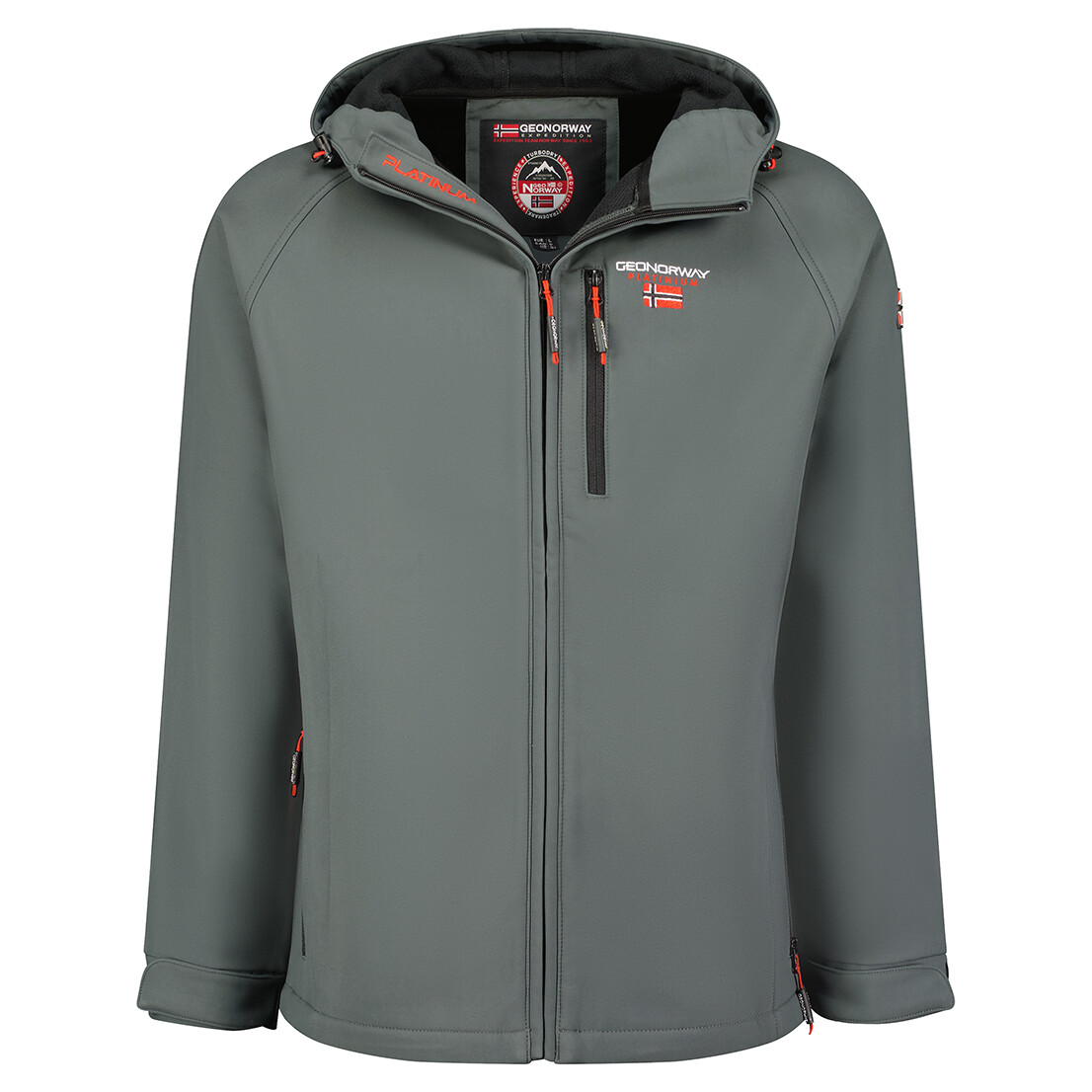 Softshell Tk Maxx Geographical Norway Green Softshell Padded