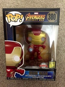 light up iron man funko