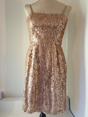BCBGMAXAZRIA Carole Sequin Cocktail Dress Size 06 | eBay