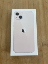 Original Retail Box for Apple Pink iPhone 13 Empty Box Only, Cable, Decal