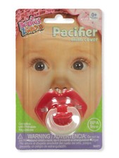 Babies 2 Grow Pacifier with Cover - red, one size
