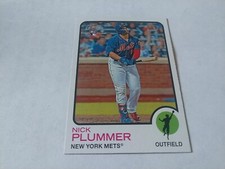 2022 Topps Heritage High Number #624 Nick Plummer  RC Rookie New York Mets