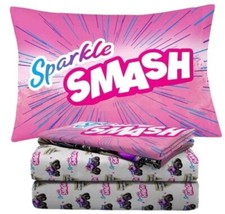 Monster Jam "Sparkle Smash" Kids Sheet Set-W152024210975, W151710726555
