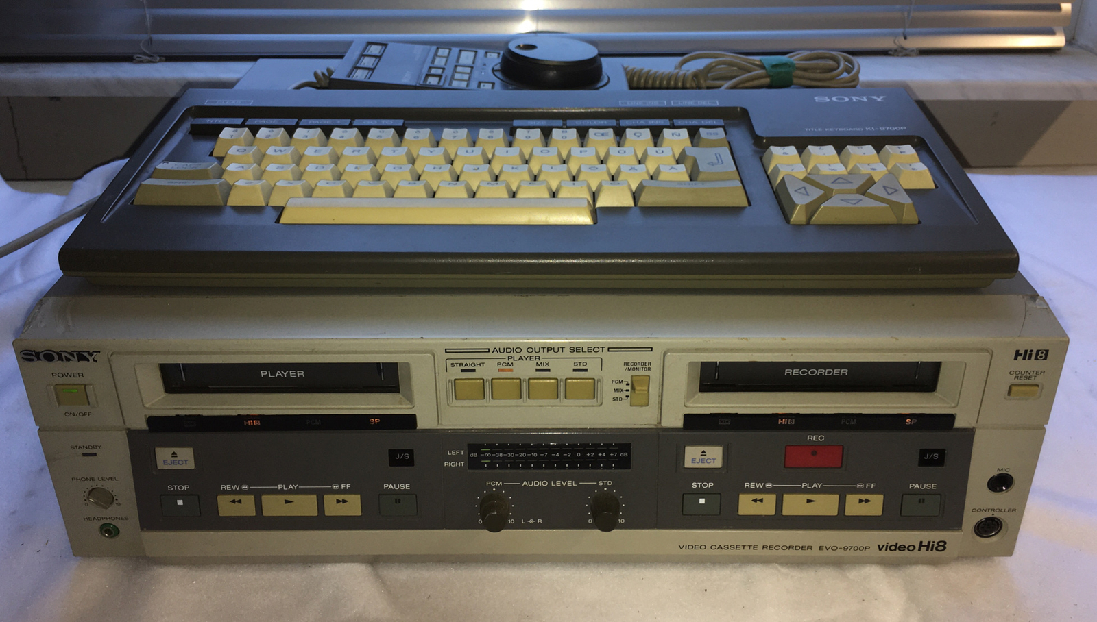 Sony EVO9700 Video8 / Hi8Videorecorder + Player Doppel geprüft vom