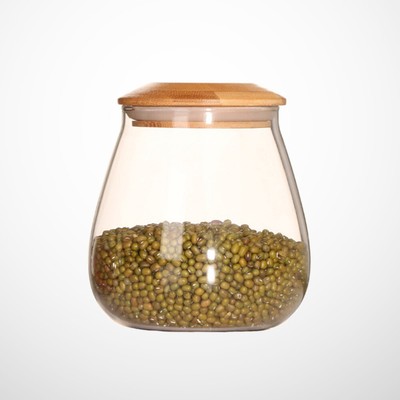 Food Storage Canisters Kitchen Glass Canisters Clear Canning Jar