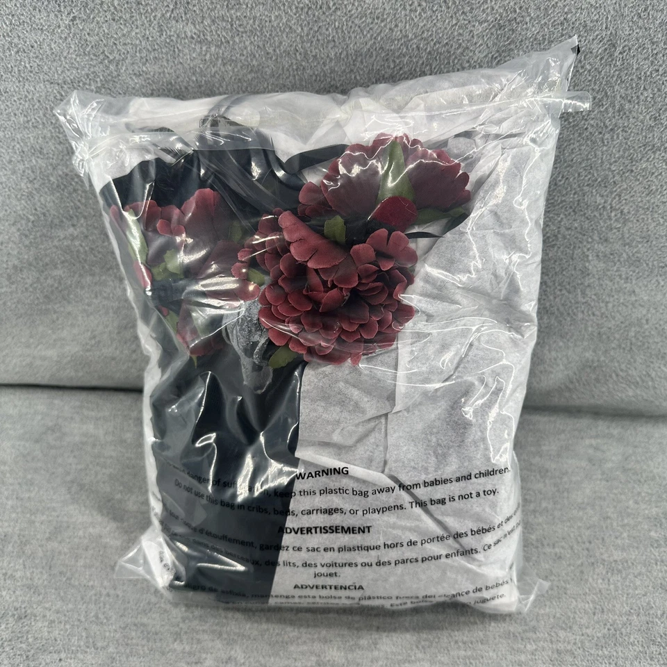 Disfraz de amante del cuervo - Mujer Negro Sexy Bruja Rosa Halloween Mediano 8-10 Foto 2 de 4