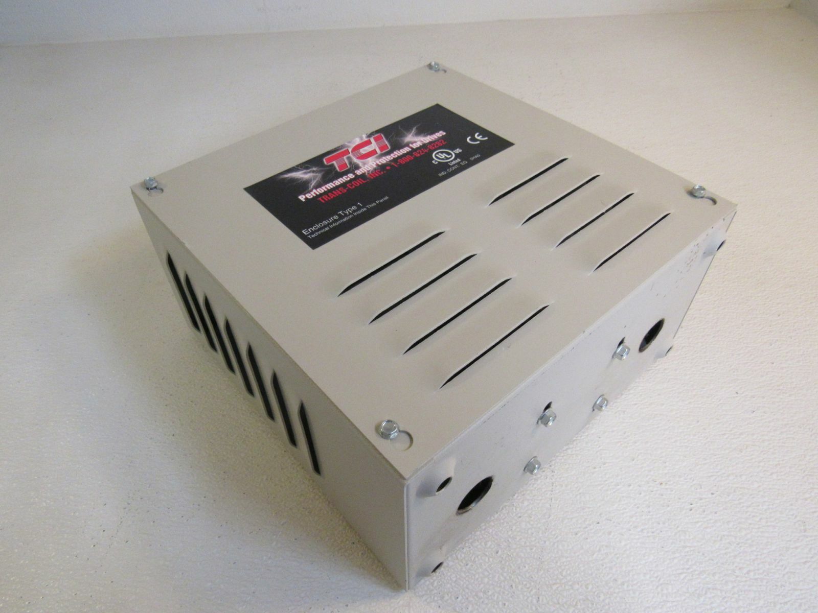 TCI Type 1 Enclosure KDR Drive Reactor 480V 12in x 12in x 6.25in KDRULA5HE01