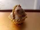 estee lauder-cat in basket- beautiful Solid Parfum Vintage no box year 1997 — photo 4