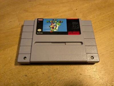 Super Mario World Super Nintendo SNES NTSC US - Bild 1 von 4