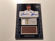 2020 Leaf Army Ayden Hector Stanford GU Ball Patch Auto RC /4