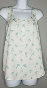 LC-Lauren-Conrad-Ruffle-Racerback-Tank-Top-Blouse-Size-XS