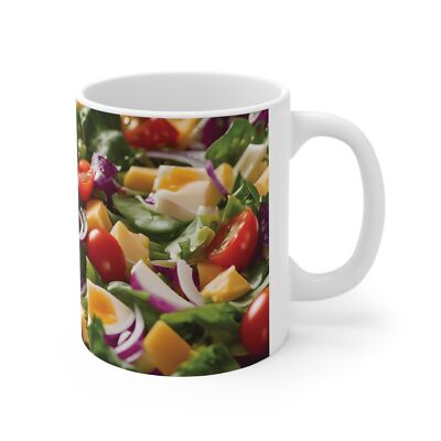 Colorful 11 oz. fresh salad coffee mug | eBay