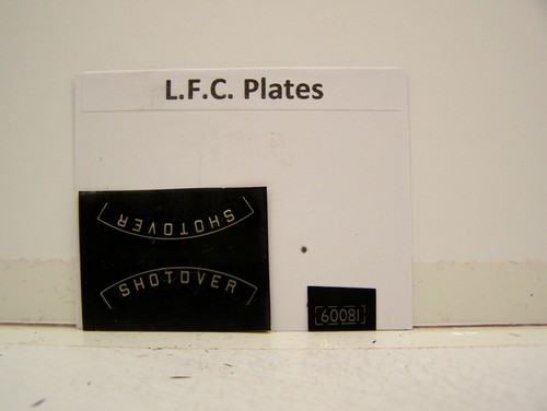 LFC LNER/BR No 60081 Shotover Typenschilder | Zustand: New