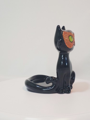 Bath & Body Works Schwarze Katze Mini Kerze Seifenhalter Orange Glitzer Brille Maske - Bild 2 von 8