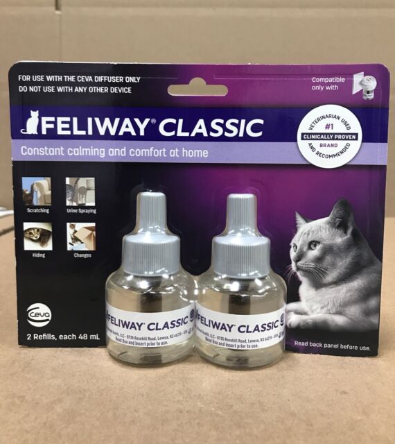 Feliway Classic Diffuser Refill 48 Ml Cat Constant Calming 2 Refills