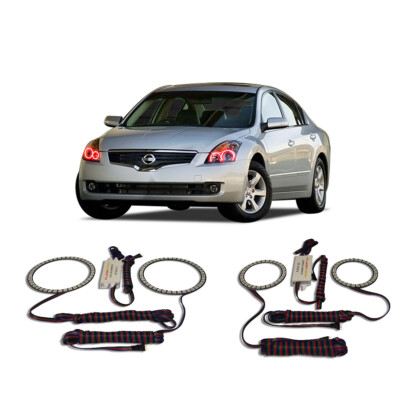Bright Red Angel Eye Headlight Halo kit for Nissan Altima 10-12