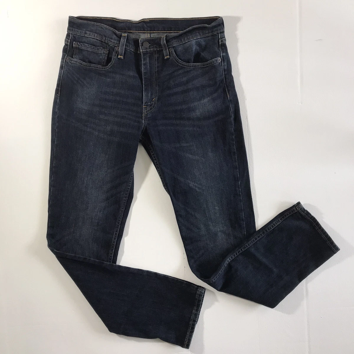 Levi s 511 Slim Fit Denim Blue Jeans Mens Size 34x34 5 Pocket 04511 1390