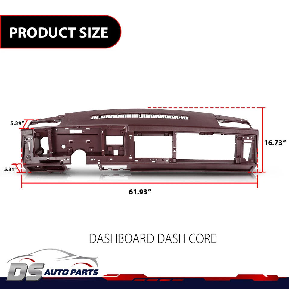 Dashboard Dash Core Fit For 1988-1994 Chevy GMC C/K Truck Suburban Blazer Foto 2 de 4