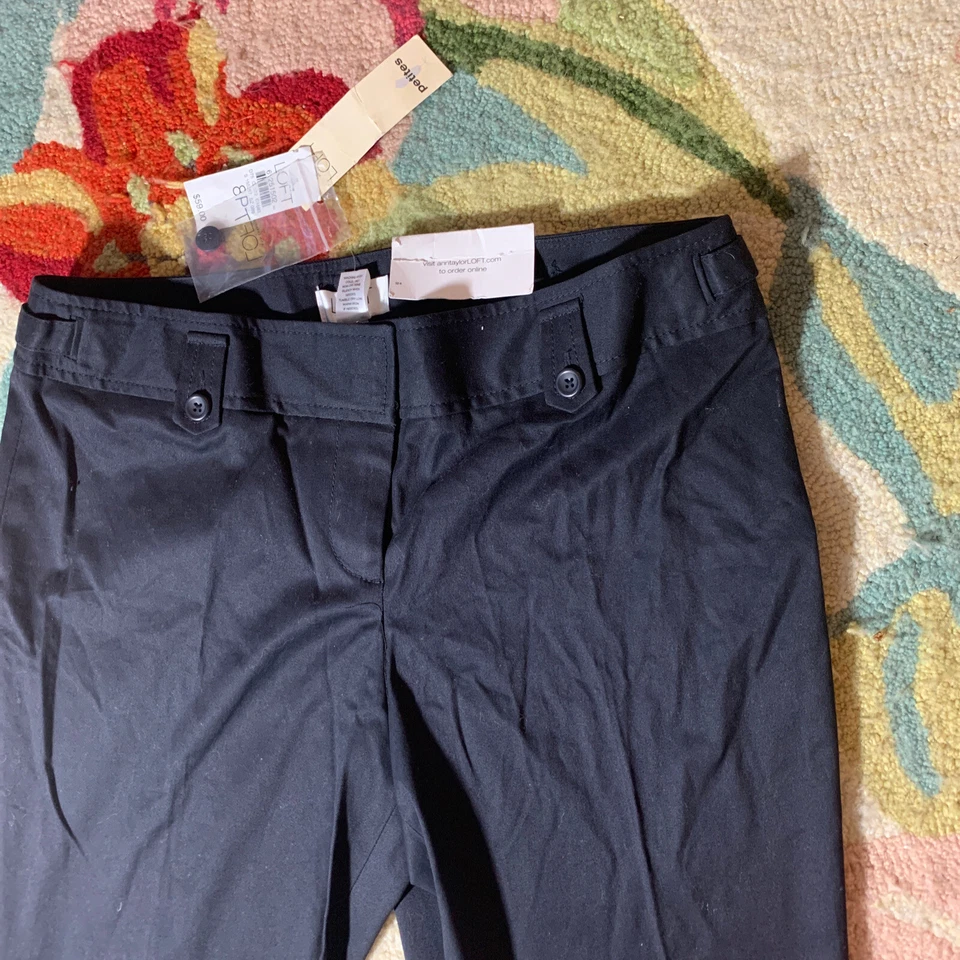 $59 NWOT Ann Taylor Petite Loft Women's Marisa Slim Leg Stretch Pants Size 8 P - Image 4 of 4