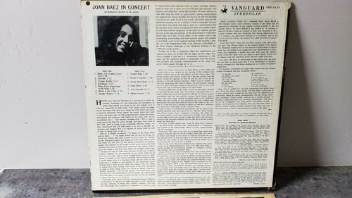 JOAN BAEZ IN CONCERT-VSD-2122 VANGUARD SETEROLAB 1962 FOLK - Picture 4 of 10