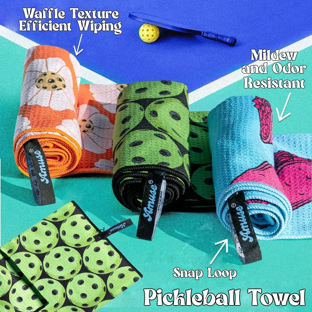 Pickleball Towel - Cooling Sweat Towels with Cute Print - Pickleball Towels F...