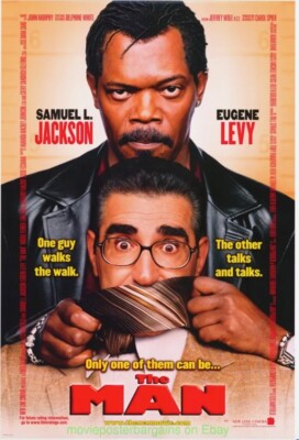 THE MAN 27x40 DS Original Movie Poster Samuel L Jackson Eugene Levy