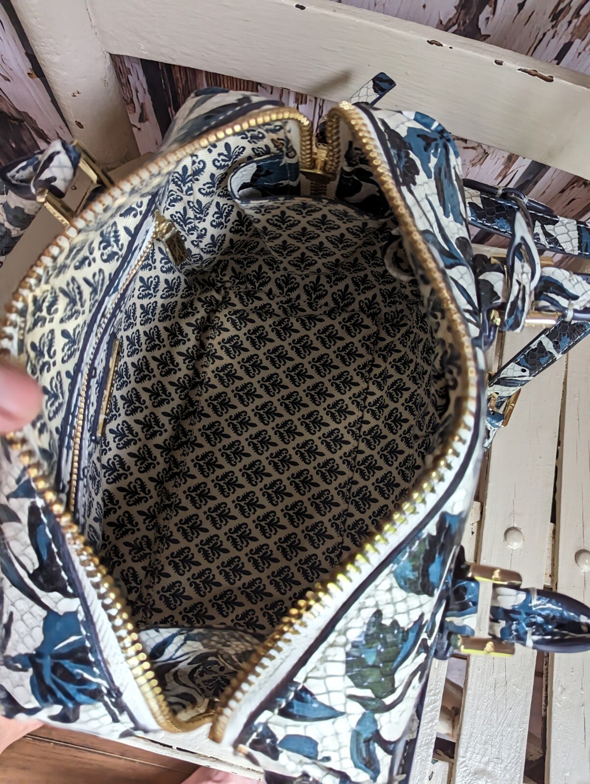 Tory Burch Python Handbag - image 16