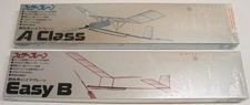 (2) Indoor Free Flight Balsa Model Kit - A Class - Easy B - Sealed