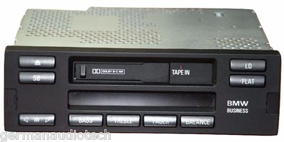 BMW E38 BUSINESS RADIO CASSETTE STEREO C43 US MID RDS 740i 750iL 65128375945
