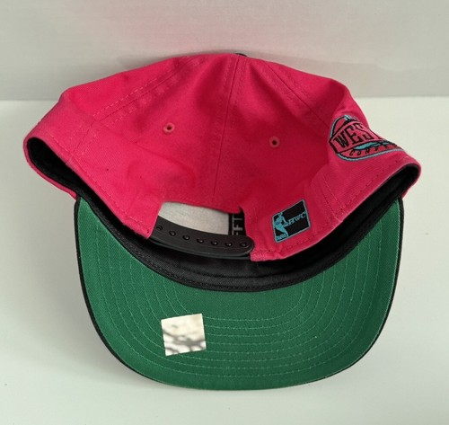 NBA San Antonio Spurs Mitchell & Ness Hardwood Classics Snapback Hat Green UV - Picture 3 of 6